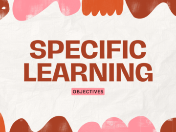 specific learning objectives